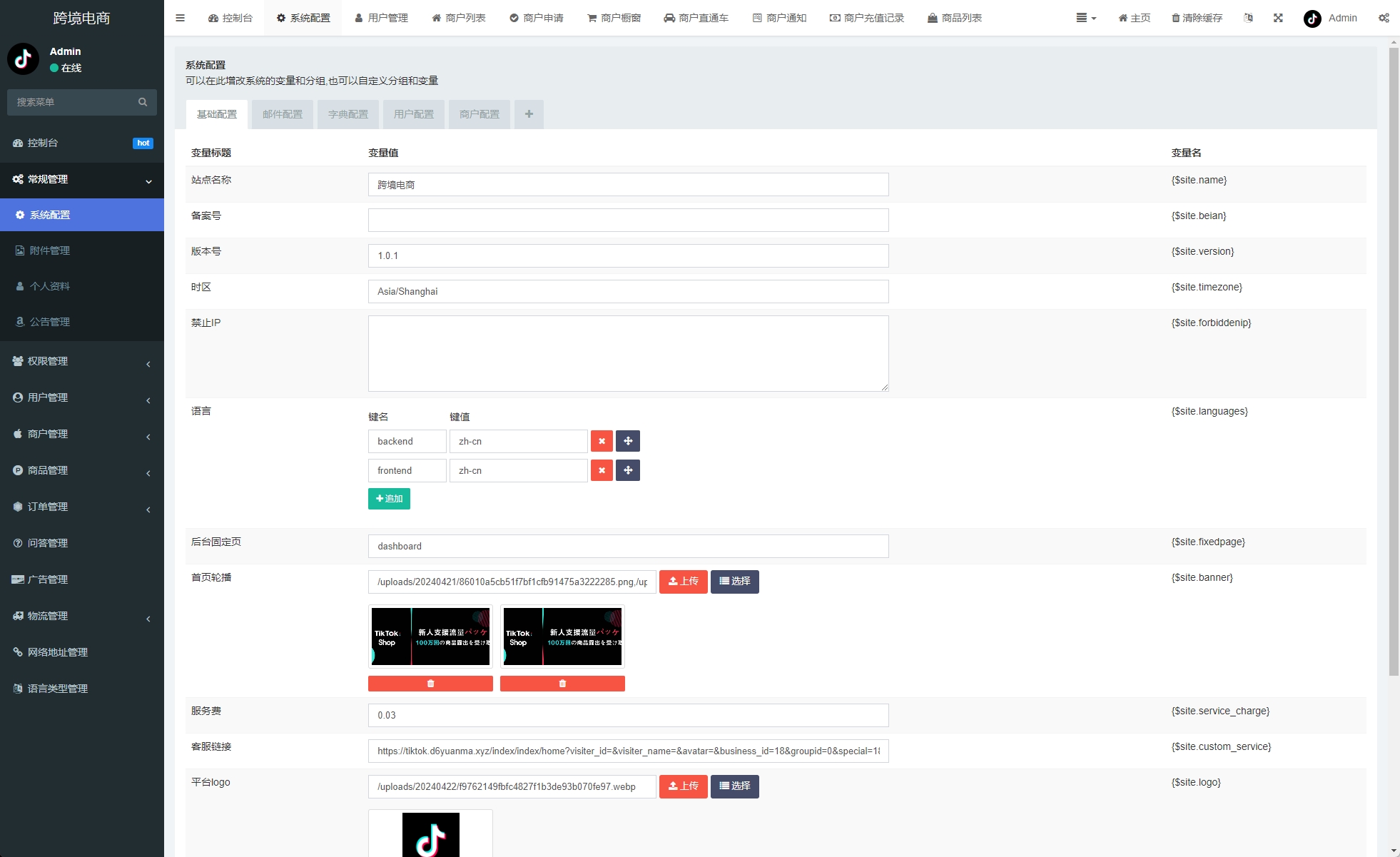 新版Tiktok跨境商城系统源码/多语言tiktok商城/内置客服/内嵌tiktok - 图7